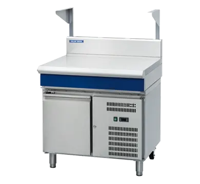 Blue Seal Evolution Series B90S-RB - 900mm Bench Top With Salamander Support – Refrigerated Base