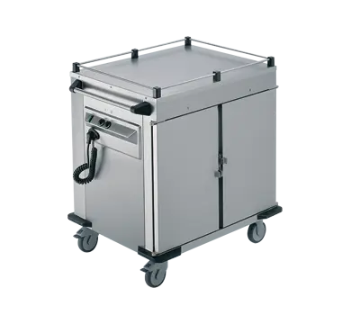 Rieber NORM-II-0 - 2 x Heated Cabinets Mobile Food Transport Trolley