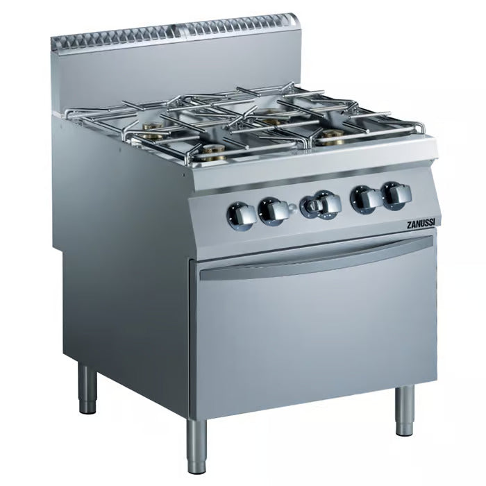 Gas 800mm 4 Open Burners 36 mj with Gas Convection Oven 392009