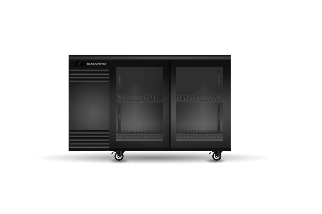 BackBar 2 Glass Sliding Door Fridge BB.2.GSL