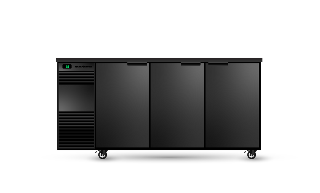 BackBar 3 Solid Swing Door Fridge BB.3.SSW