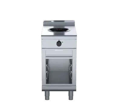 Waldorf 800 Series INL8100W3-CB - 450mm Induction Wok Low Back Version - Cabinet Base
