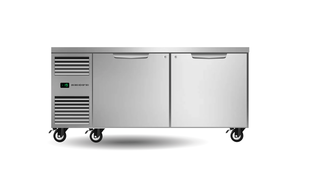 Two Solid Door Underbench GN2/1 Freezer PG21.UBF.2.SD