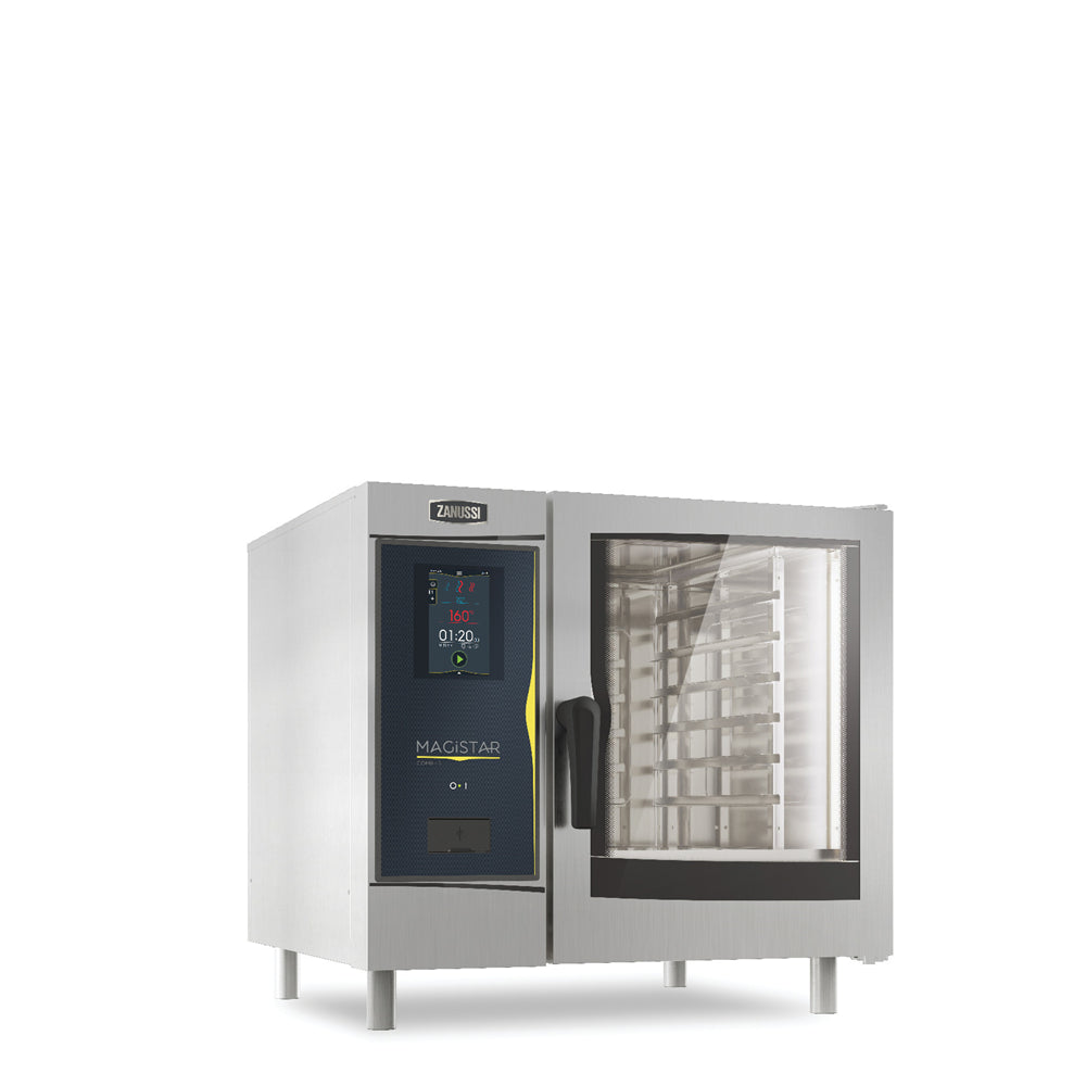 6 GN 1/1 Electric Combi (6 Trays). Touch Screen, Direct Injected Steam 218630