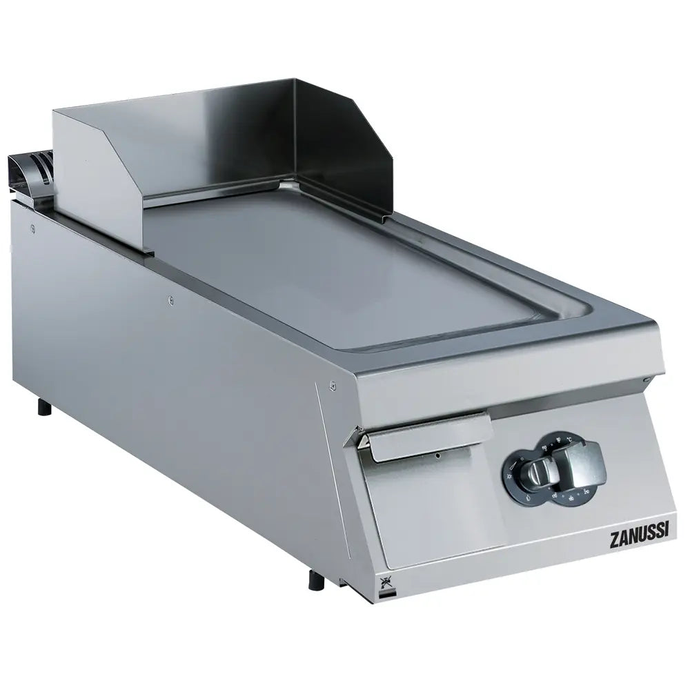 Gas 400mm Smooth Brushed Chrome Horizontal Plate Fry Top 392402