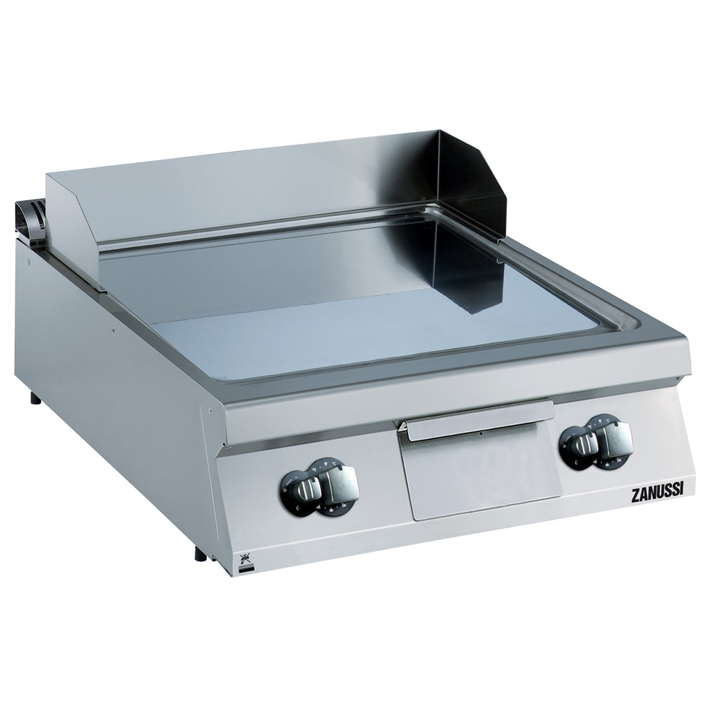 Gas 800mm Smooth Polished Chrome Sloped Plate Fry Top 392054