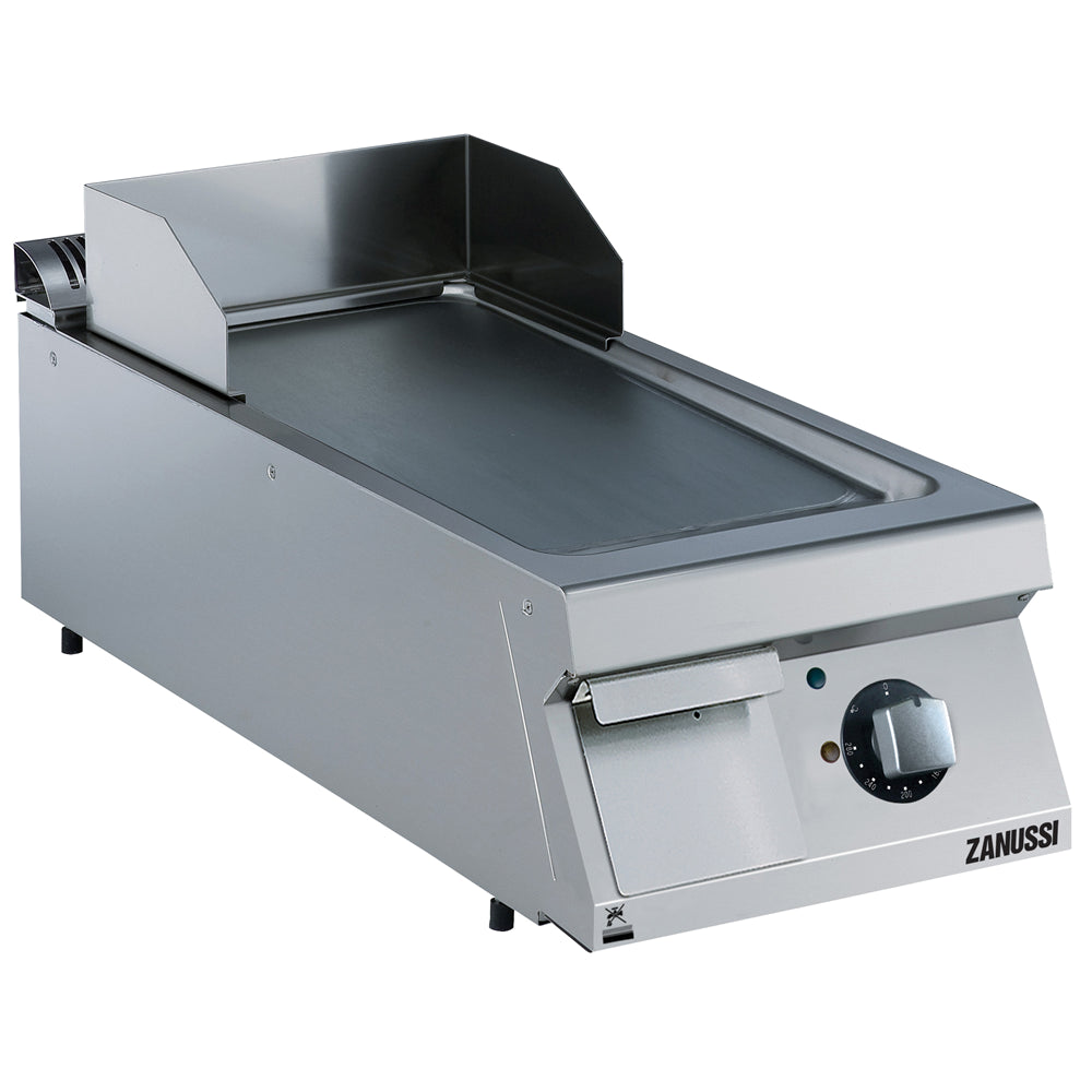 Electric 400mm Smooth Brushed Chrome Horizontal Plate Fry Top 392357