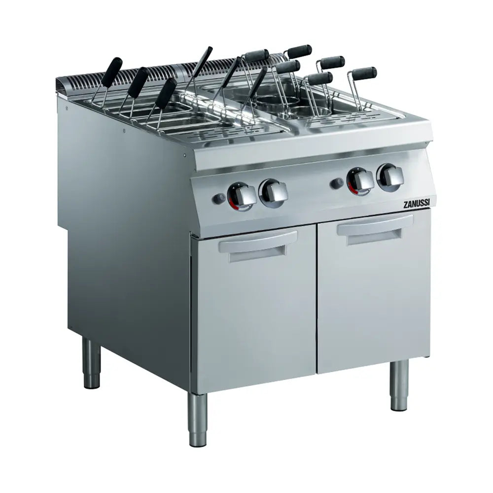 Gas 800mm Twin Well 2 x 40L Freestanding Pasta Cooker 392411
