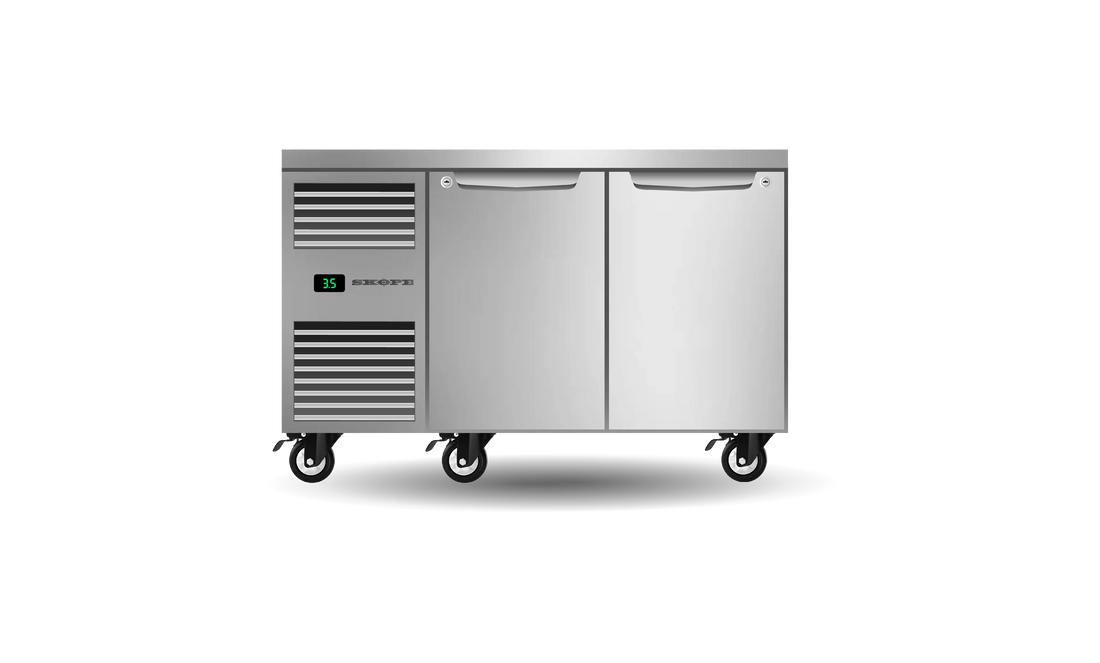 Two Solid Door Underbench GN 1/1 Fridge PG11.UBR.2.SD