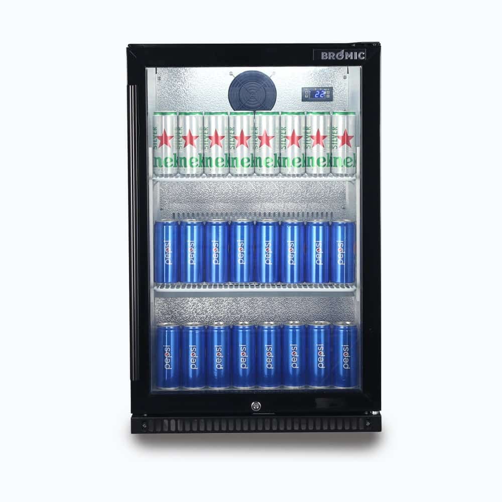 Back Bar Fridge - 118L - 1 Door - Hinged BB0120GD-NR-1