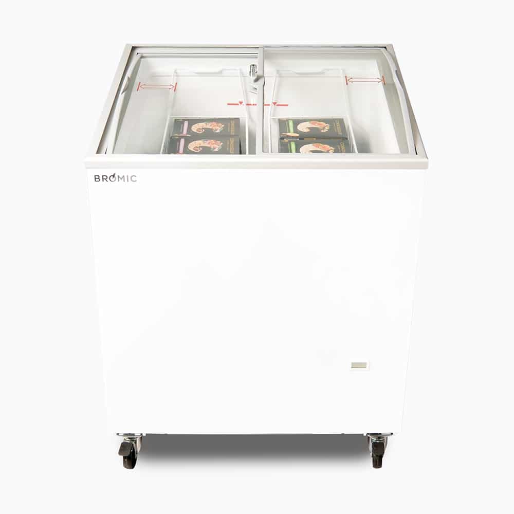 Display Chest Freezer - 176L - Curved Glass Top CF0200ATCG-NR