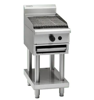 Waldorf 800 Series CHL8450G-LS - 450mm Gas Chargrill Low Back Version - Leg Stand
