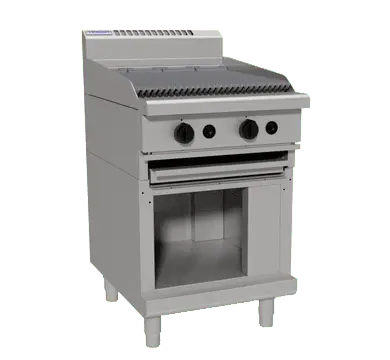 Waldorf 800 Series CHL8600G-CB - 600mm Gas Chargrill Low Back Version - Cabinet Base