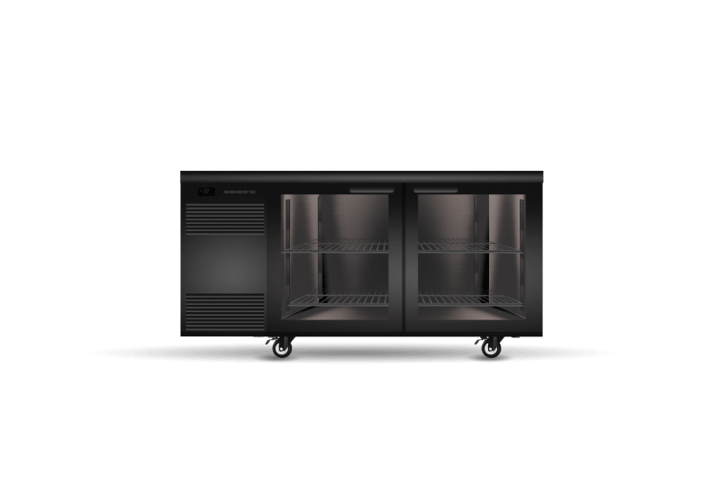 BackBar 2 Glass Swing Door CounterLine Fridge CL.2.GSW