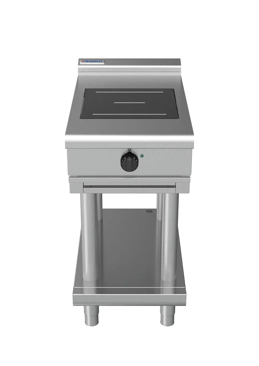 Waldorf 800 Series INL8100R5-LS - 450mm Electric Induction Cooktop Low Back Version - Leg Stand