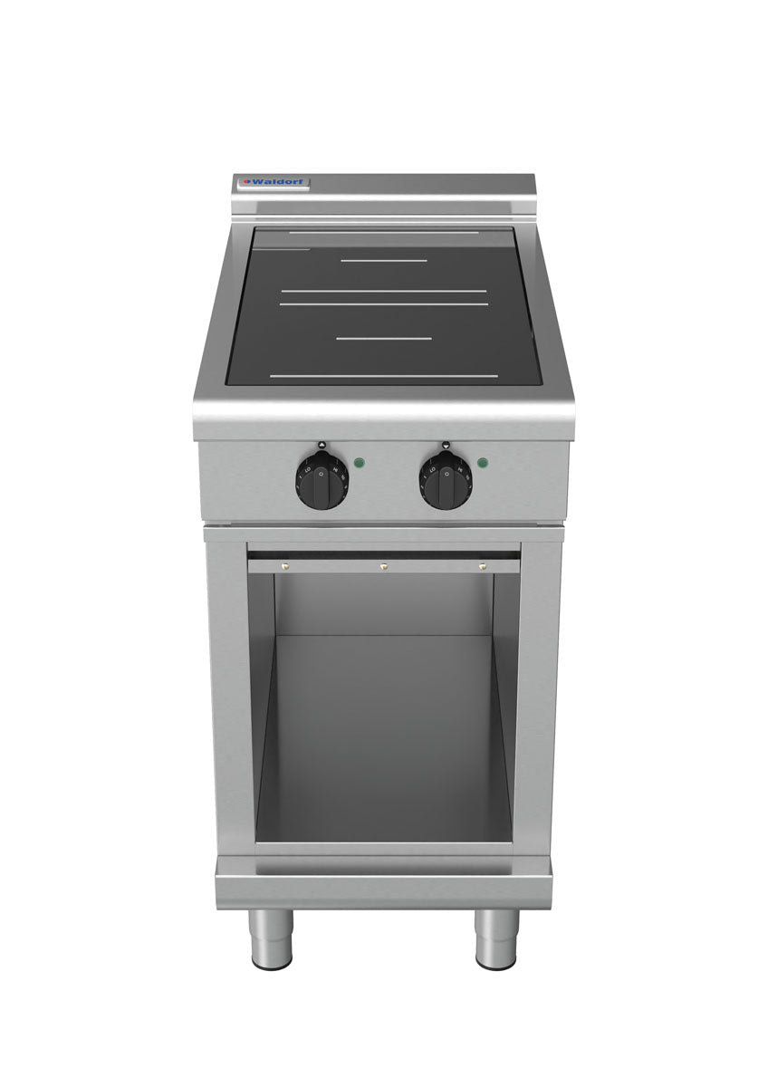 Waldorf 800 Series INL8200R3-CB - 450mm Electric Induction Cooktop Low Back Version - Cabinet Base