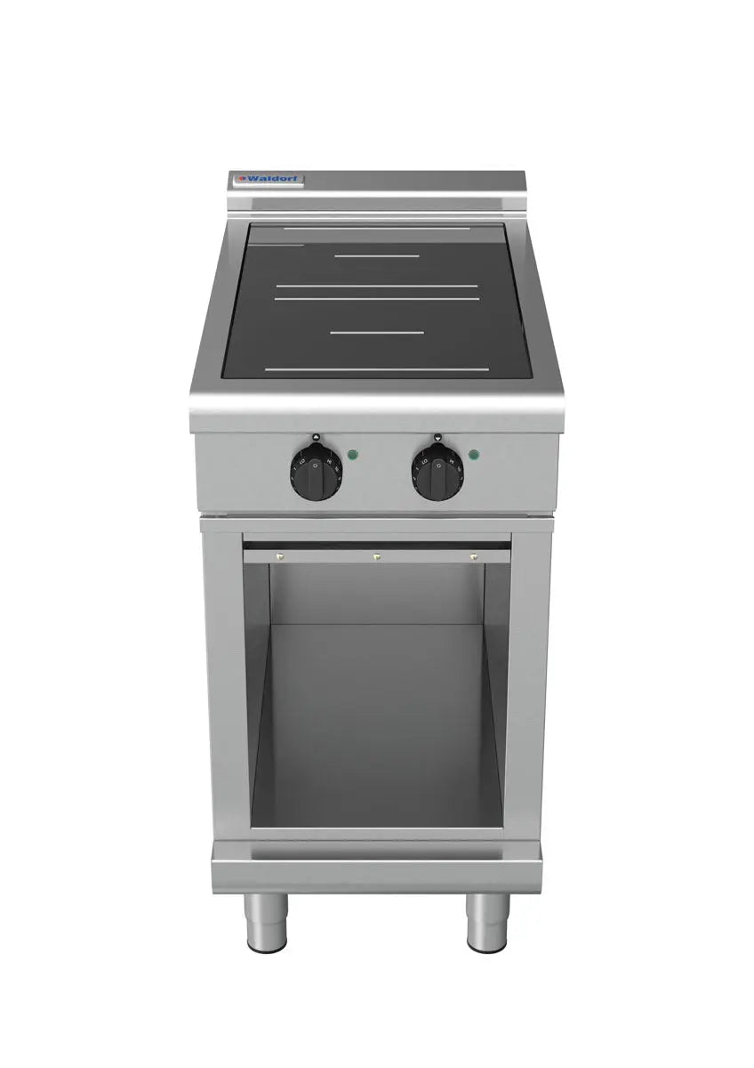 Waldorf 800 Series INL8200R3-CB - 450mm Electric Induction Cooktop Low Back Version - Cabinet Base