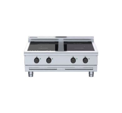 Waldorf 800 Series INL8400R5-B - 900mm Electric Induction Cooktop Low Back Version - Bench Model