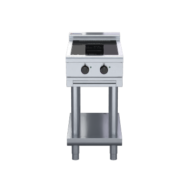 Waldorf 800 Series INL8200R5-LS - 450mm Electric Induction Cooktop Low Back Version - Leg Stand