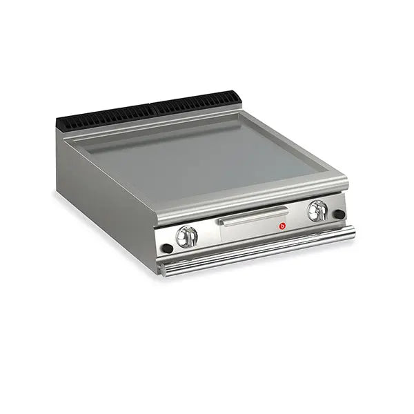 Q90FT/G800 2 Burner Gas Fry Top With Smooth Mild Steel Plate