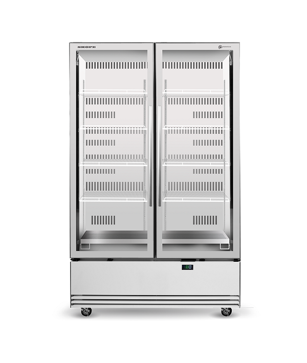SKB1200NS-A 2 Solid Door Storage Fridge