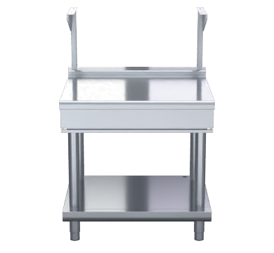 Waldorf 800 Series BTL8900S-LS - 900mm Bench Top With Salamander Support Low Back Version – Leg Stand