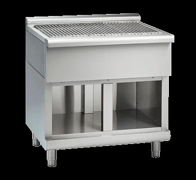 Waldorf 800 Series SFL8900-CB - 900mm Solid Fuel Grill - Low Back Version - Cabinet Base