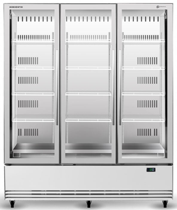 SKB1500NS-A 3 Solid Door Storage Fridge