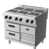 Waldorf 800 Series RNL8600SE-RB - 900mm Electric Cooktop Sealed Hobs Low Back Version - Refrigerated Base