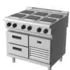 Waldorf 800 Series RNL8600SE-RB - 900mm Electric Cooktop Sealed Hobs Low Back Version - Refrigerated Base