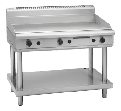 Waldorf 800 Series GPL8120G-LS - 1200mm Gas Griddle Low Back Version – Leg Stand