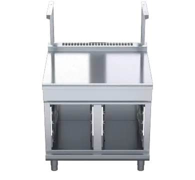 Waldorf 800 Series BTL8900S-CB - 900mm Bench Top With Salamander Support Low Back Version – Cabinet Base
