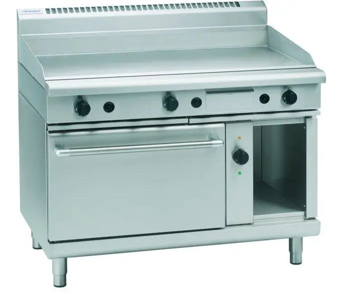 Waldorf 800 Series GPL8121GEC - 1200mm Gas Griddle Electric Convection Oven Range Low Back Version