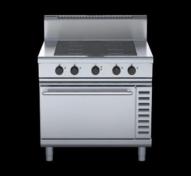 Waldorf 800 Series INL8410ECF - 900mm Induction Range Convection Oven Low Back Version
