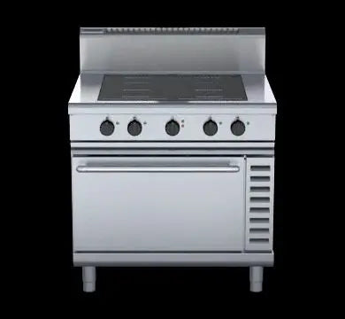 Waldorf 800 Series INL8410ECF - 900mm Induction Range Convection Oven Low Back Version