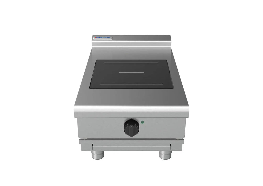 Waldorf 800 Series INL8100R3-B - 450mm Electric Induction Cooktop Low Back Version - Bench Model