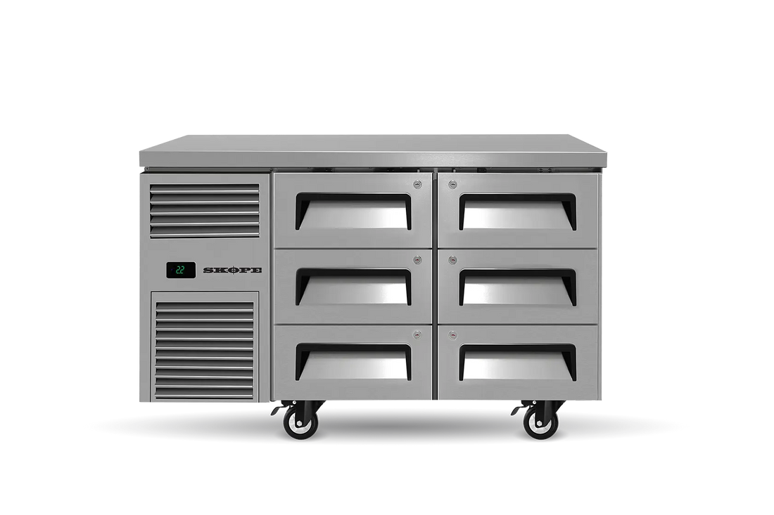 ReFlex 6 Drawer Underbench GN 1/1 Fridge RF7.UBR.2.D6