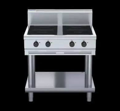 Waldorf 800 Series IN8400R5-LS - 900mm Electric Induction Cooktop Low Back Version - Leg Stand