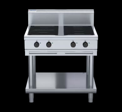Waldorf 800 Series IN8400R3F-LS - 900mm Electric Induction Cooktop - Leg Stand