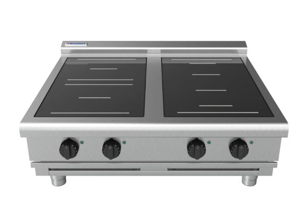 Waldorf 800 Series INL8400R5F-B- 900mm Electric Induction Cooktop Low Back Version - Bench Model