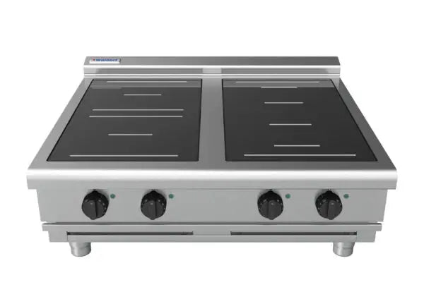 Waldorf 800 Series INL8400R5F-B- 900mm Electric Induction Cooktop Low Back Version - Bench Model