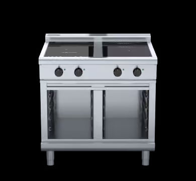 Waldorf 800 Series INL8400R3F-CB- 900mm Electric Induction Cooktop Low Back Version - Cabinet Base