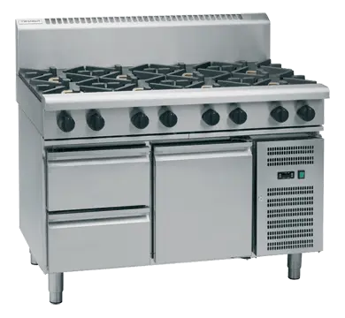 Waldorf 800 Series RN8809G-RB - 1200mm Gas Cooktop – Refrigerated Base