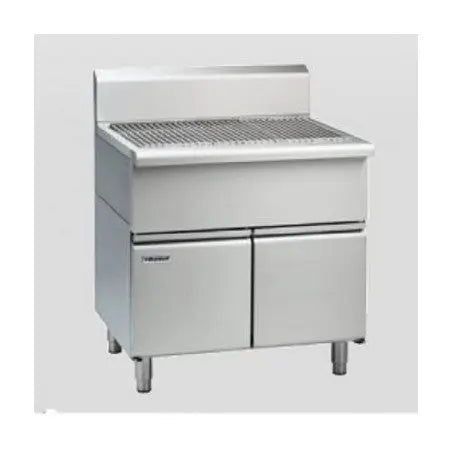 Waldorf 800 Series SFL8600-CD - 600mm Solid Fuel Grill - Low Back Version - Cabinet Base with Doors
