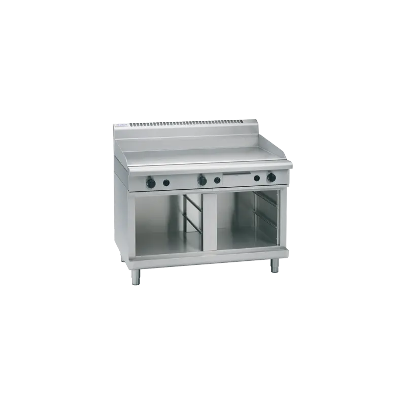 Waldorf 800 Series GPL8120G-CB - 1200mm Gas Griddle Low Back Version – Cabinet Base