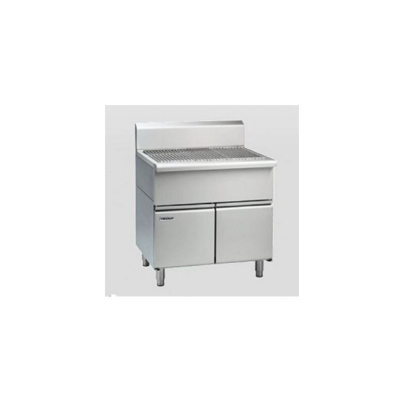 Waldorf 800 Series SFL8120-CD - 1200mm Solid Fuel Grill - Low Back Version - Cabinet Base with Doors