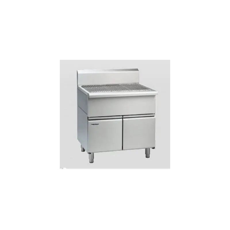 Waldorf 800 Series SFL8120-CD - 1200mm Solid Fuel Grill - Low Back Version - Cabinet Base with Doors
