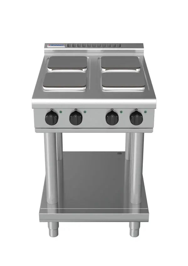 Waldorf 800 Series RNL8400SE-LS- 600mm Electric Cooktop Sealed Hobs Low Back Version - Leg Stand