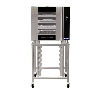 Turbofan E32T4 - Full Size Electric Convection Oven Touch Screen Control on a Stainless Steel Stand