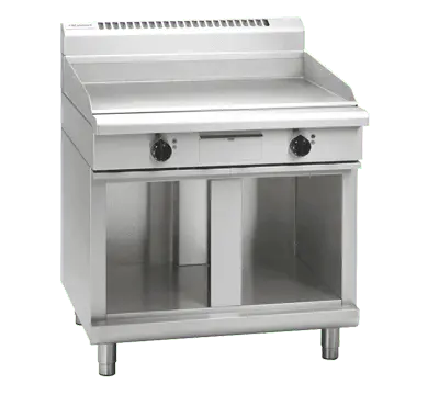 Waldorf 800 Series GPL8900E-CB - 900mm Electric Griddle Low Back Version - Cabinet Base